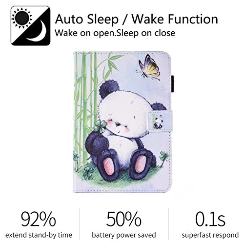 Ipad 9.7 Inch 2018/2017 Case, Ipad Air Case, Ipad Air2 Case, Dteck Pu Leather Folio Smart Cover With Auto Wake/Sleep Feature Stand Case For Ipad 9.7 Inch 2017 2018/Ipad Air 2/Ipad Air,Lovely Panda #TOP3