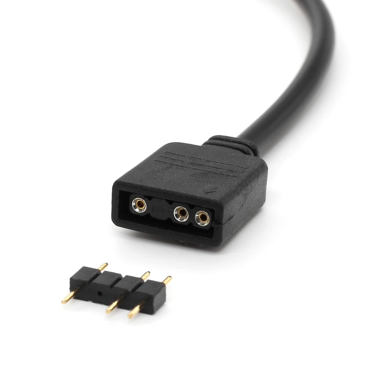 Gebildet Kabel rozdzielacza ARGB 1 do 5, adresowalny 3-pinowy przedłużacz RGB 5 V, kabel do synchronizacji ARGB LED do przedłużania wentylatorów ARGB lub serii LED do komputera PC