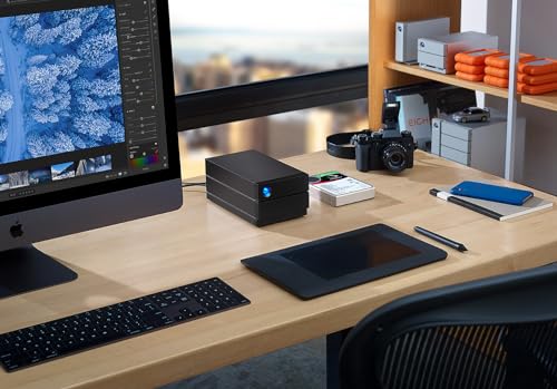 Image of LaCie 2big RAID, 36TB, External Hard Drive Desktop, USB-C, 7.200 RPM, Enterprise Class Drives, for Mac and PC Desktop (STHJ36000800)