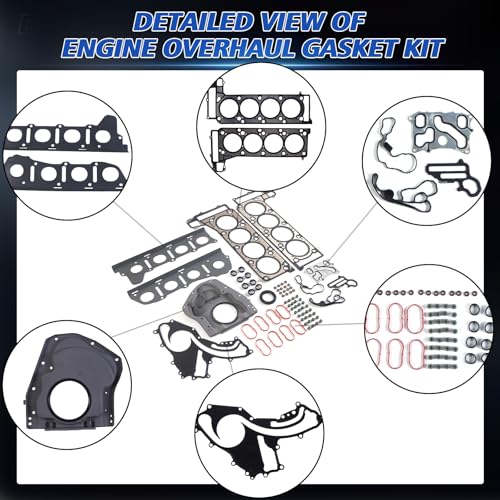 Image of 2780160520 Engine Overhaul Gasket Kit Fits for Benz W221 W166 M278 CLS500 Mercedes GLS550 S500 W221 W166 M278 4.6 4.7 V8 Replace OE 2780160520 2780160020