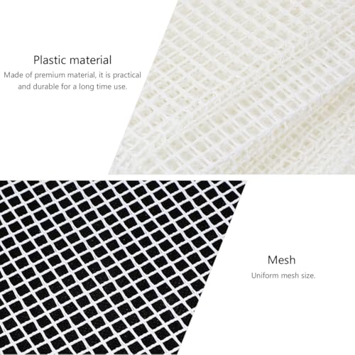 Image of COHEALI Blank Rug Hooking Mesh (59 inch x 39 inch), Latch Hook Canvas for DIY Rug Making, Tufting Backing Cloth for Embroidery, Needlework Canvas Mesh Fabric for Handcrafted Tapestry, Large Size