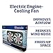 Flex-A-Lite Lo-Profile Dual S-Blade Electric Fan With Adjustable Thermostat Controller, Pusher-Puller / Reversible Fan (412), Car Accessories, 12-1/8 Inches