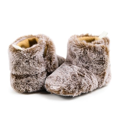 Image of Meckior Baby Girls Cowboy Tassel Boots Side Zipper Moccasins Soft Bottom Non-Slip Toddler Shoe