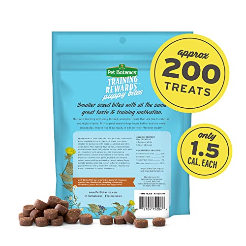 Pet-Botanics-Training-Rewards-Mini-Puppy-Bites-Low-Calorie-Soft-Chewy-Dog-Treats-with-DHA-Peanut-Butter-4-oz-Pack-of-1