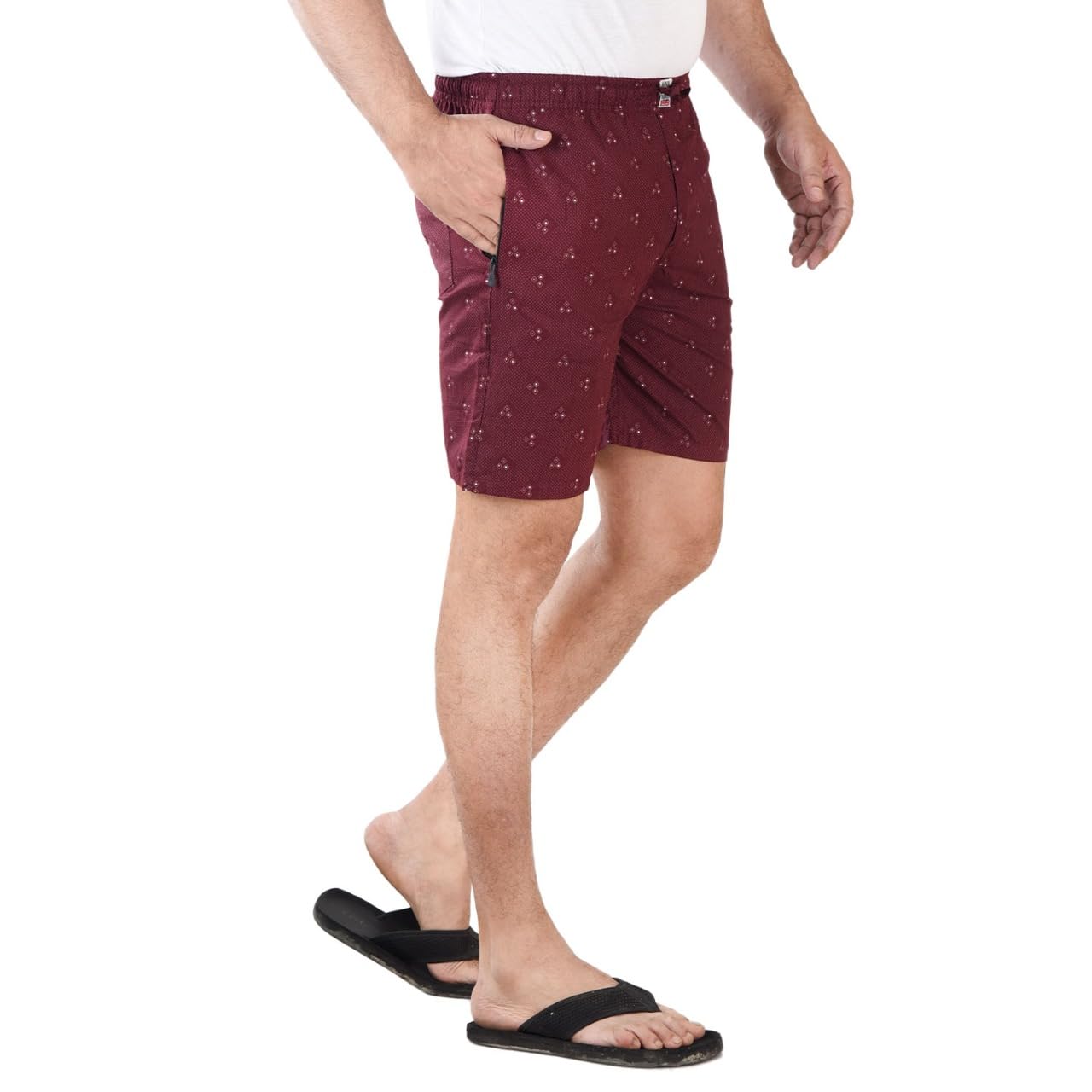 Men's Boxers and Swim Shorts for Summer, Sizes L-4XL, Assorted Styles Maroon…-image-18