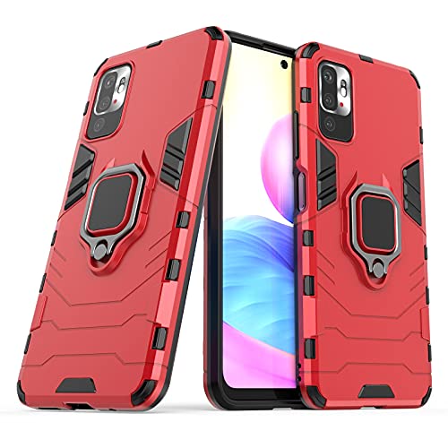 Funda para móvil Xiaomi Redmi Note 10 5G / Poco M3 Pro Carcasa Magnética con Anillo Imán Híbrida Antigolpes Resistente Rígida Dura...
