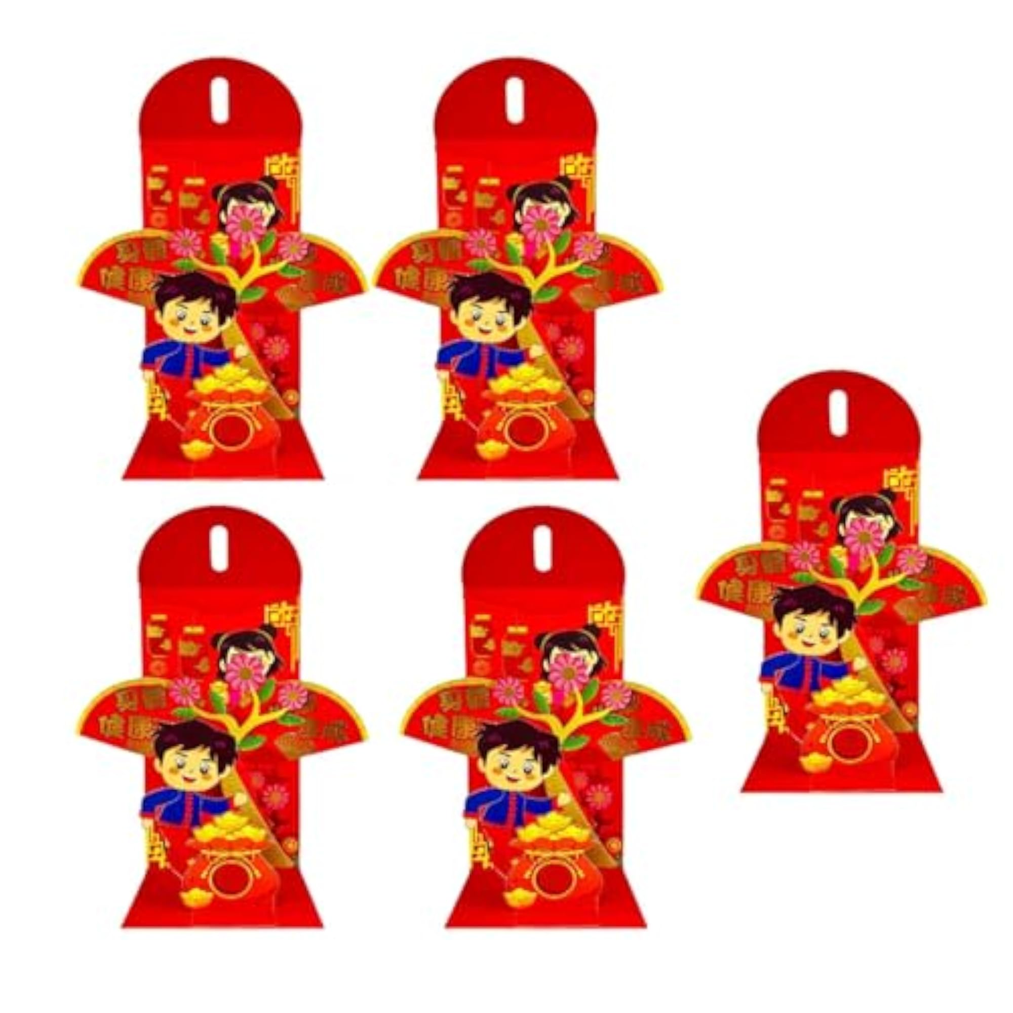 5X Chinese New Year Red Envelopes for Festivals