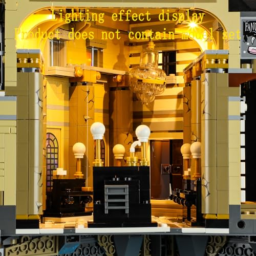 Image of GEAMENT LED Light Kit Compatible with Lego Harry Potter Gringotts Wizarding Bank Collectors' Edition 76417 (Model Set Not Included)