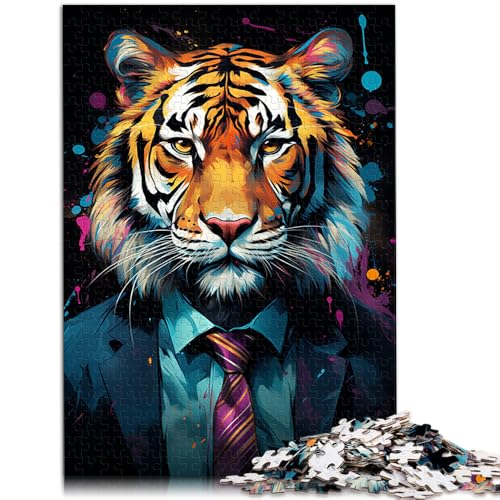 Puzzle de tigre de 1000 piezas para adultos, el regalo ideal de Navidad