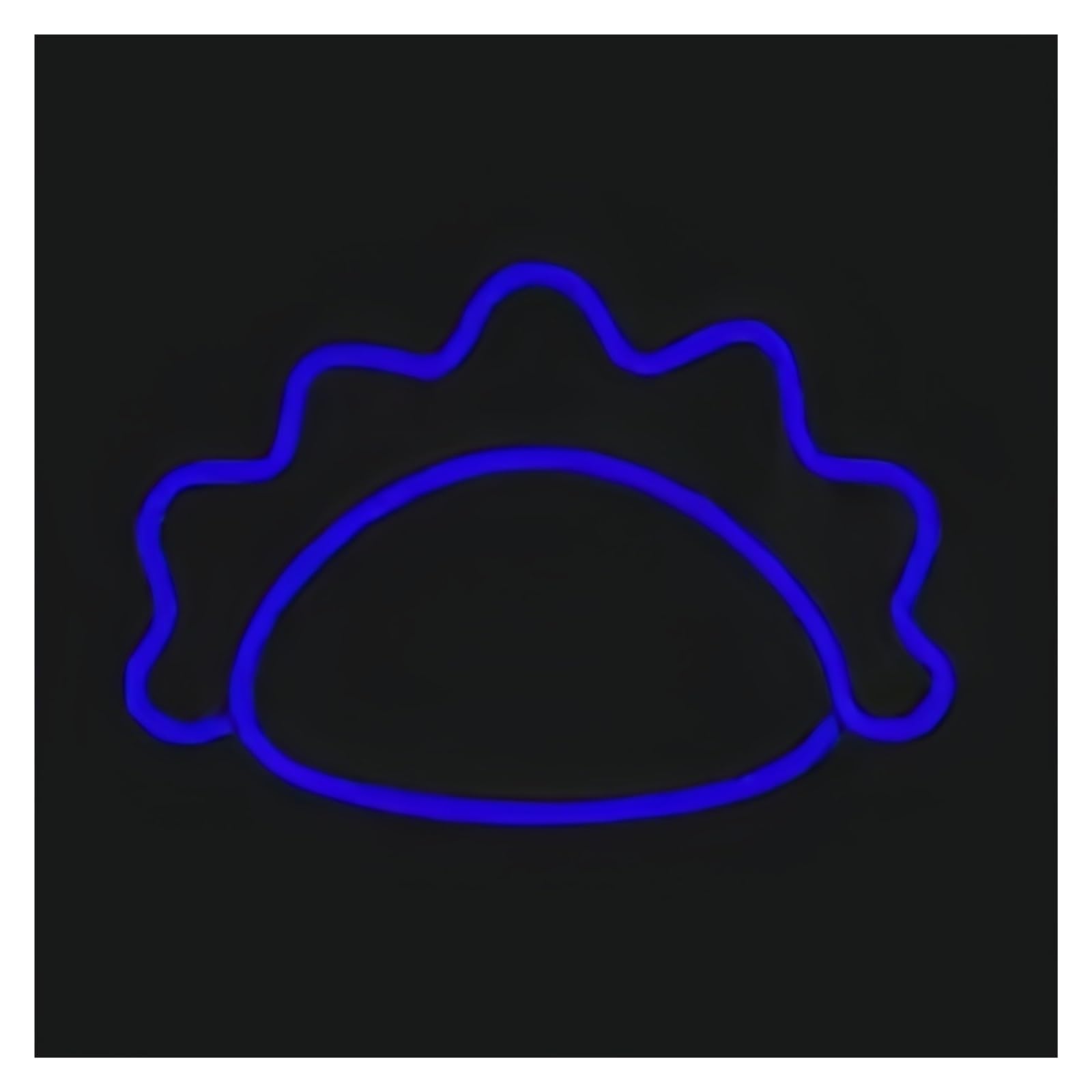 SHOUXI Sign Lamp Cute Dumpling Neon Sign USB Powered, Wall Restaurant Kitchen Decoration Window Show Light 40x28cm(I)