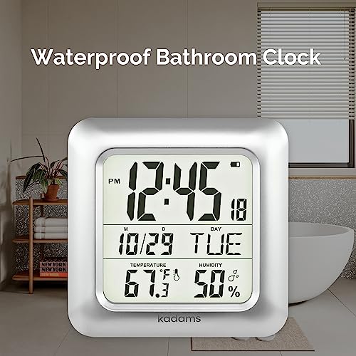 KADAMS Shatterproof Shower Clock product photo KADAMS Shatterproof Shower Clock product image