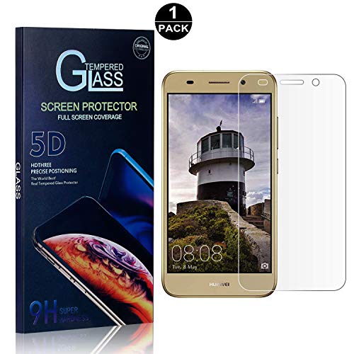Huawei Y3 2018 Screen Protector, Bear Village® Tempered Glass Screen Protector [Lifetime Warranty], HD Screen Protector Glass for Huawei Y3 2018, 1 Pack