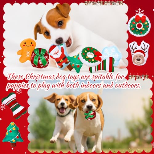 Juguetes Navideños Mordibles para Perros, 8 Piezas miniatura 3