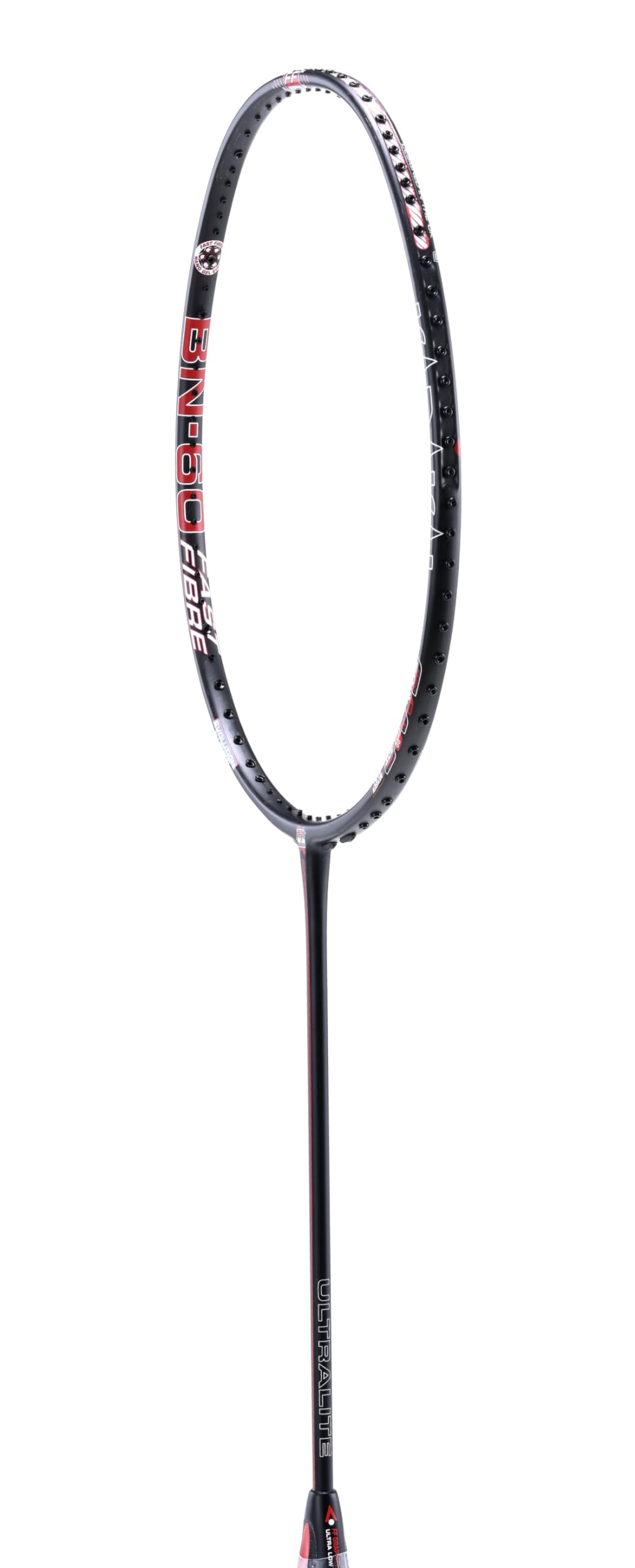 KARAKAL BN-60 FF 2本セット Karakal BN-60 Fast Fibre (FF) Badminton Racket - Black