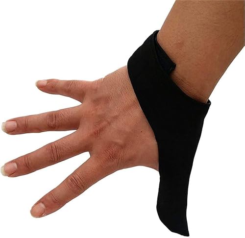 ボウリングボールサムセーバー右手と左手の指先プロテアアクセサリー - ブラック, 説明したように