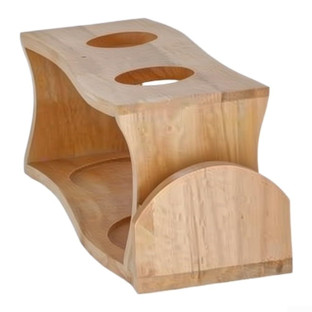 Porte-Filtre Manuel en pour bois Jaune 41cm Stable Porte-Filtre