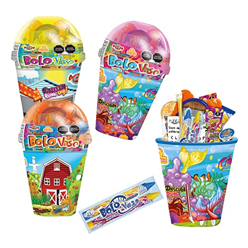 Bolsas Dulces, Kitchen BOLO VASO LAS DELICIAS VASO CON DULCES Y JUGUETES