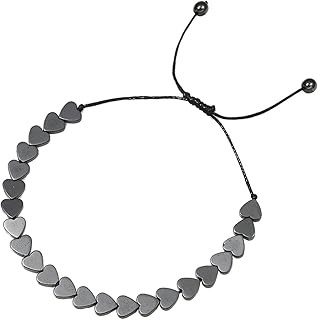 FUTIMELY Magnet Black Gallstone Love Arrow Braided Rope Bracelet for Men Women Teens,Arthritis Pain Relief Carpal Tunnel Magnet Therapy Bracelet, 5.5 inches, magnet, magnet