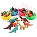 Produktbild Xrten 24 Stücke Dinosaurier Radiergummi Set,Kinder Mini Tiere Radiergummi für Geburtstag Geschenk
