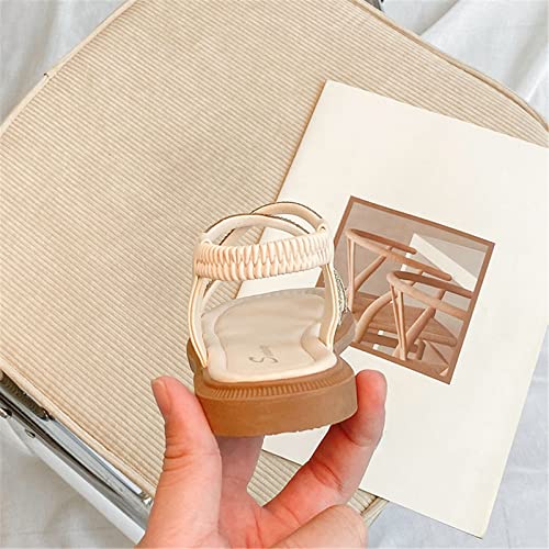 Baby Sandals Girls Designed Stretch Classic Rhinestones Flat Sandals Summer Breathable Cool Shoes4