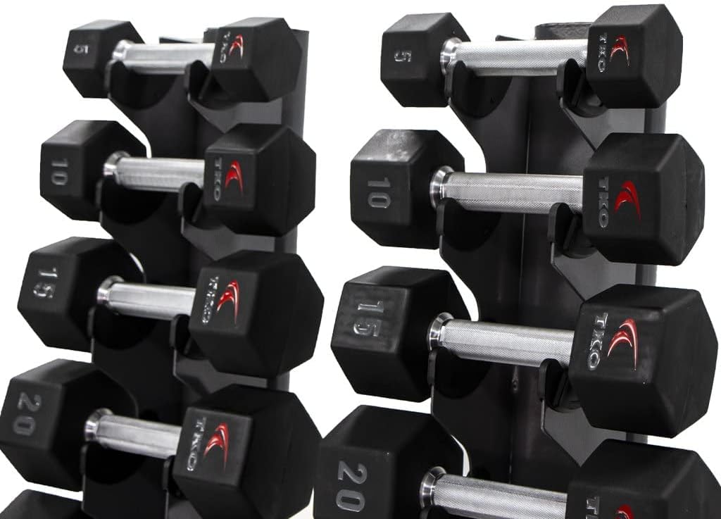 TKO 10 Pair Vertical Dumbbell Rack
