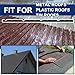 Pangda 20 Pcs 9 Inch Outer Classic Ribbed Profile Foam Closure Strips 3 ft Long Outside Roof Closure Strips for Metal Roof Sheets Seal Insulation