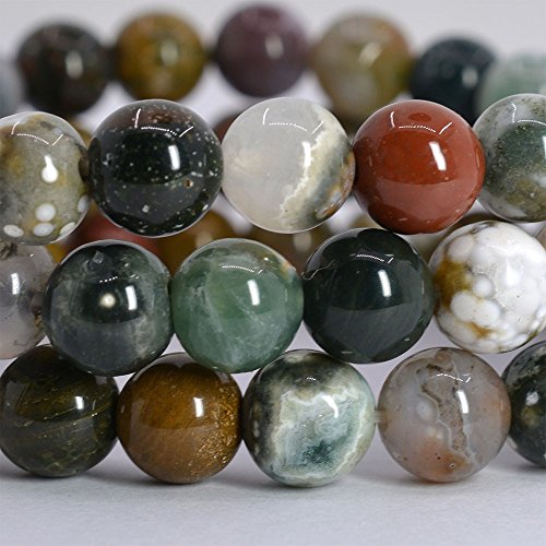 Image of Justinstones Gem Semi Precious Gemstone 8mm Round Beads Stretch Bracelet 7 Inch Unisex