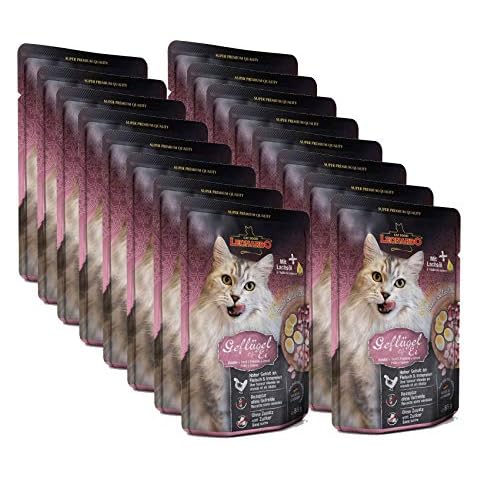 Leonardo Nassfutter für Katzen im Frischebeutel, Geflügel + Ei Cover