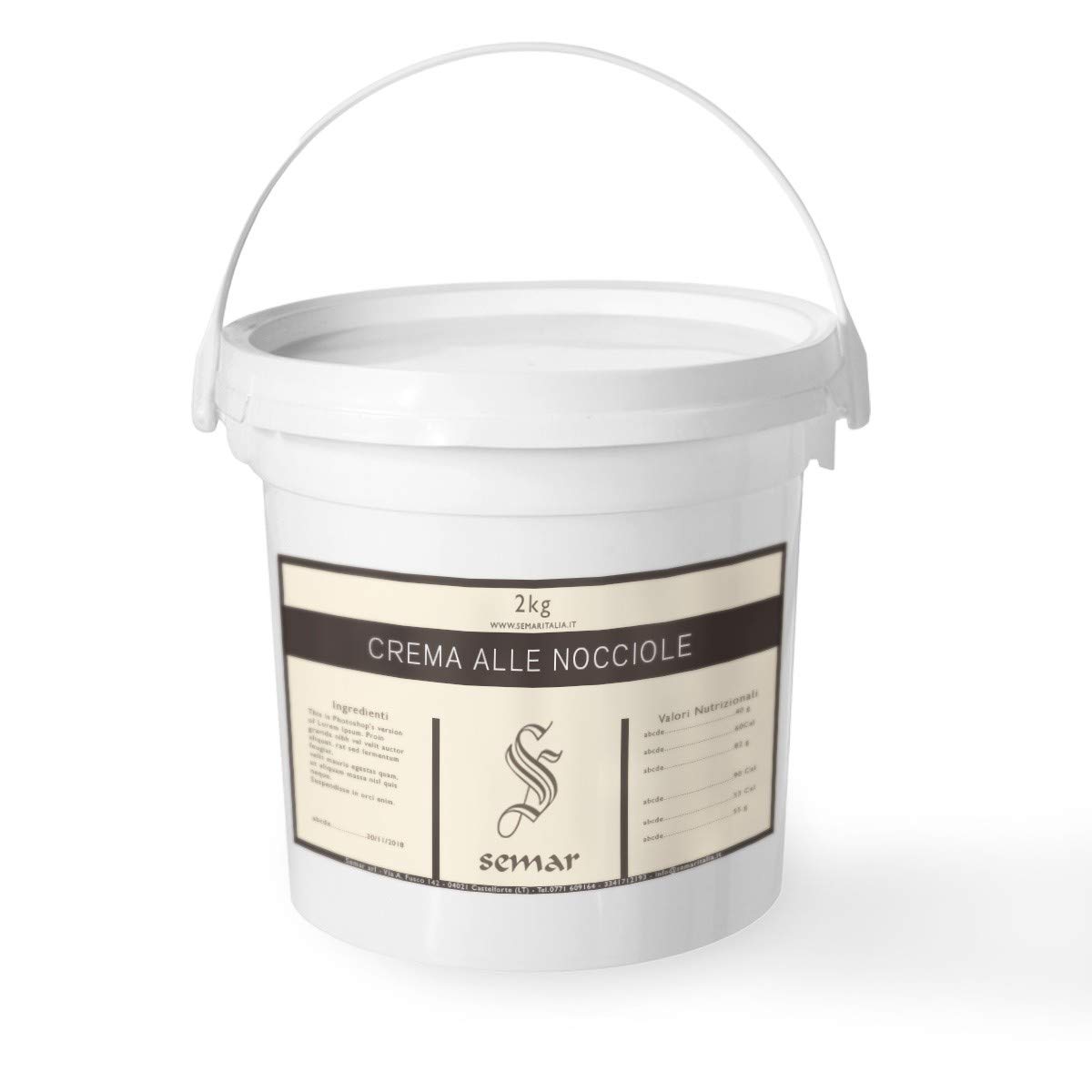 Cioccolato Gianduia - PRONTO USO - per fontane di cioccolato da 2 Kg