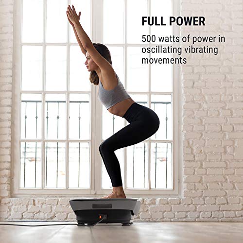 KLAR FIT Klarfit Vib 1000 - Vibrationsplatte, Vibrationstrainer, Fitnessgerät, 30 Intensitätsstufen, Trainingscomputer… – Bild 3