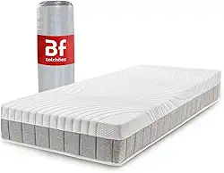 Colchão Solteiro Ortopédico BF Light a Vácuo 88x188cm BF Colchões