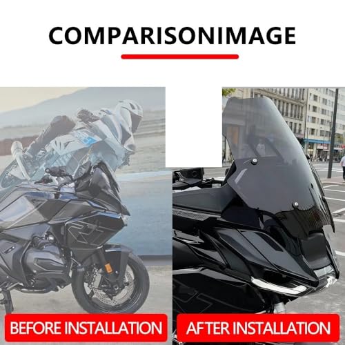 Pare-brise avant moto pour R1300RT 2026 idéal pour les longs voyages de tourisme