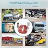 Anderson Plug Connection Cable, 50A Battery Quick Connector, Jumper Cable Connector with 10AWG Cable Trailer Winch Quick Connection Cable with Copper Ring. (3M)