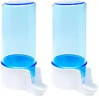 2 Bebedouro Automático 200ml Malha Larga Para Aves e Calopsitas