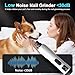 2026 New Dog Dsilent Groom Pro Nail Grinder Silent Groom Pro Quiet Electric Pets Nail File with LED Light & 5 Speeds (Gray)