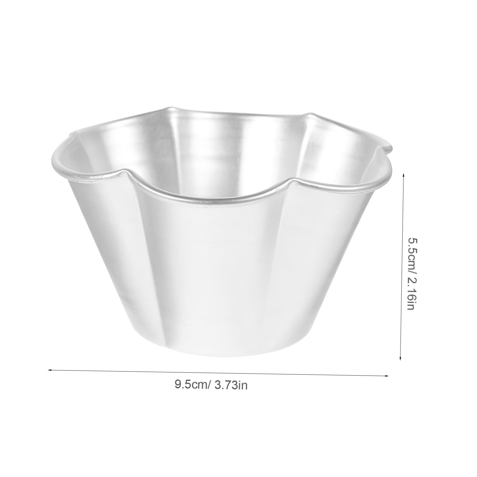 Ciieeo 6Pcs Cake Molds Mini Baking Tins for Pudding Flan and Cakes Versatile Cake Pans for Easy Demolding and Baking Delightful Treats