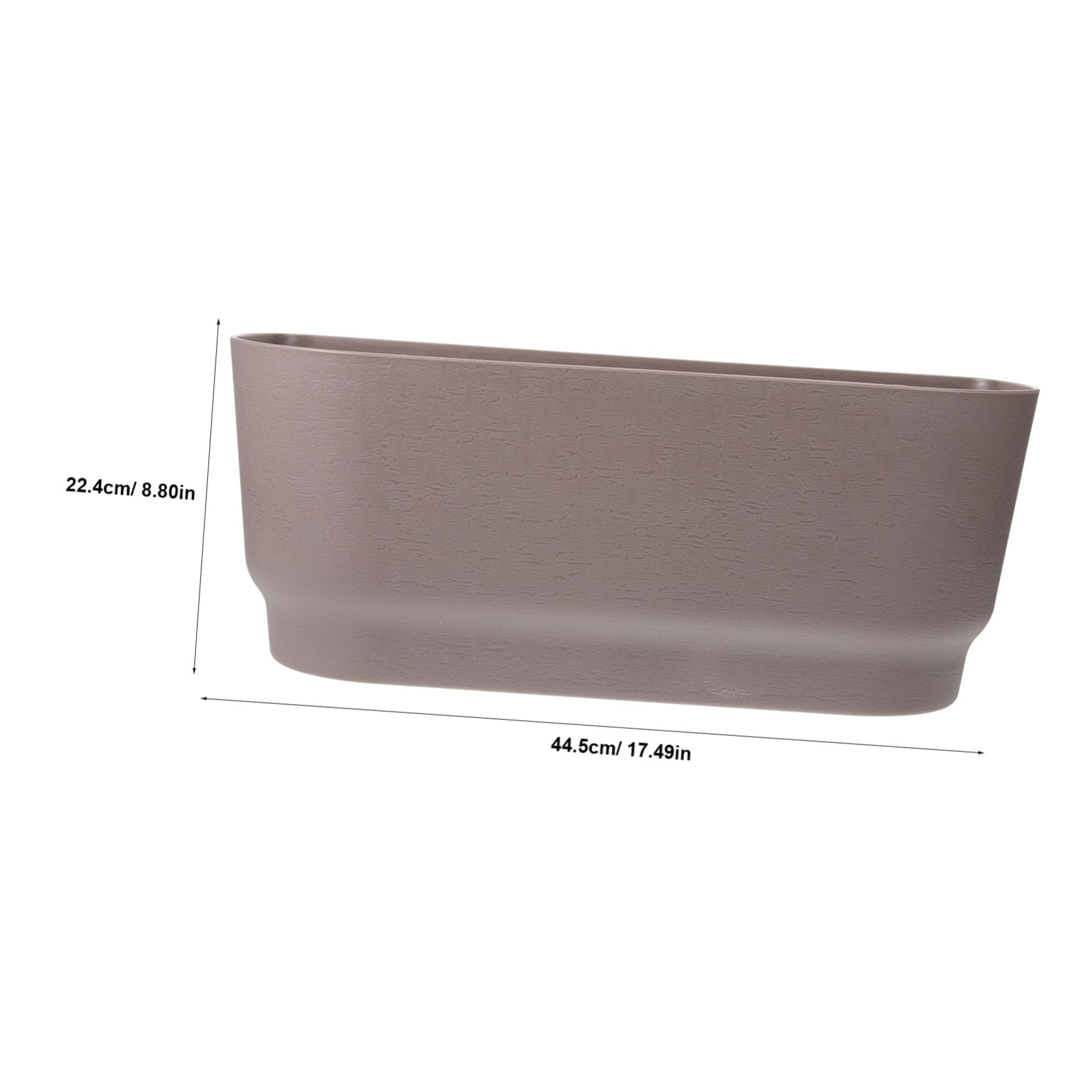 UKCOCO Vaso di Fiori Sospeso Ringhiera per Balcone, Fioriera da Interno in Plastica Resistente alle Intemperie, Decorazione per Piante da Esterno e Interno, Vaschetta Sospesa per Piante