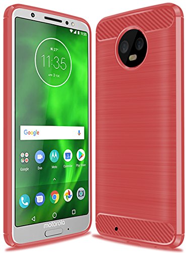 Coque Moto G6 rouge idéale pour sécuriser votre téléphone lors de vos sorties