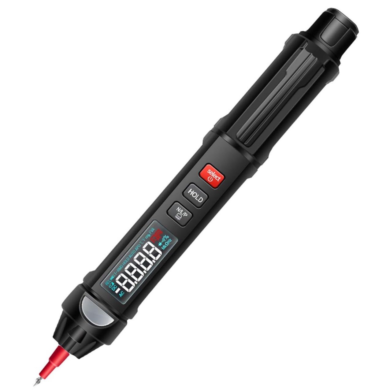 iplusmile Stromprüfer Stift Berührungsloser Spannungsprüfer Digitaler Spannungsprüfer mit Farb Lcd Kompakt Tragbar Alarm für Professionelle Nutzung