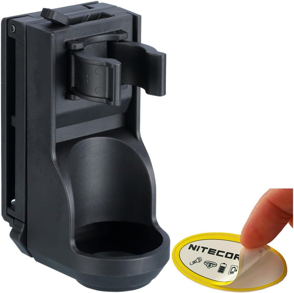 NTH25 Rotary Flashlight Holster for P20ix P20i P23i and More with Adjustable Belt Clip Sticker