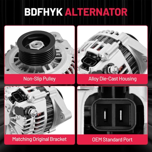 Image of BDFHYK 13937 Alternator Compatible with Nissan Sentra 1.8L l4 2002-2006