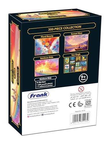Image of Frank Rainbow Ride 300 Pieces Jigsaw Puzzles | Collector's Edition | Travel Friendly Mini Puzzles | Realistic Illustration Puzzle | Game for Focus & Memory | for Adults & Teenagers