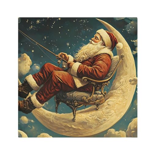 Servilletas de Tela de Navidad Multicolor Pack x6 miniatura 1