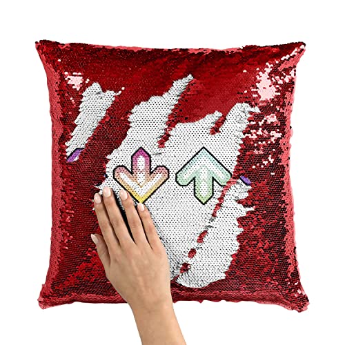 Coussin Sequin Paillettes Rouge résout le manque d'originalité geek