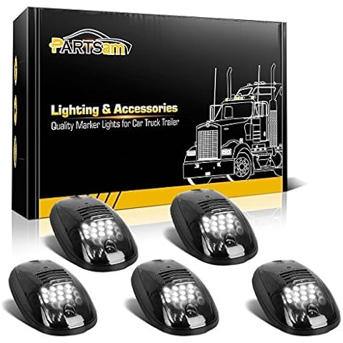 Partsam Cab Roof Top Marker Lights Cover