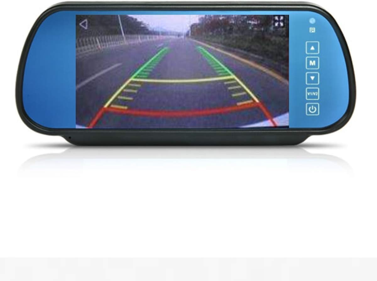 Amazon.co.jp: 7インチ 車 ミラー バックモニター 12V-24V汎用 2xRCA