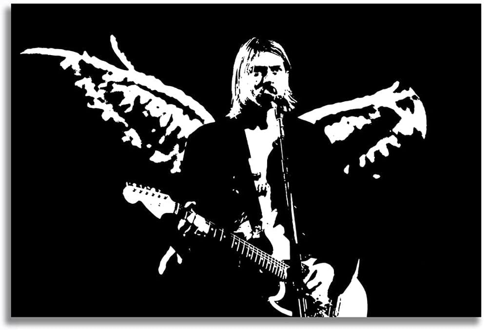 Amazon Co Jp Kurt Cobain カート コバーン 特大 ポスター 約150x100cm 海外 ニルヴァーナ インテリア グッズ 絵 雑貨 おしゃれ 写真 フォト ストリート アート 壁紙 大判 大 6 ホーム キッチン