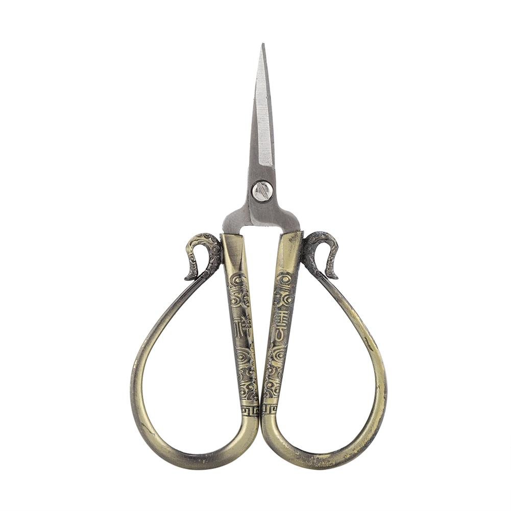 Stainless Steel Scissors Vintage Classical Sewing DIY Crafts Tool