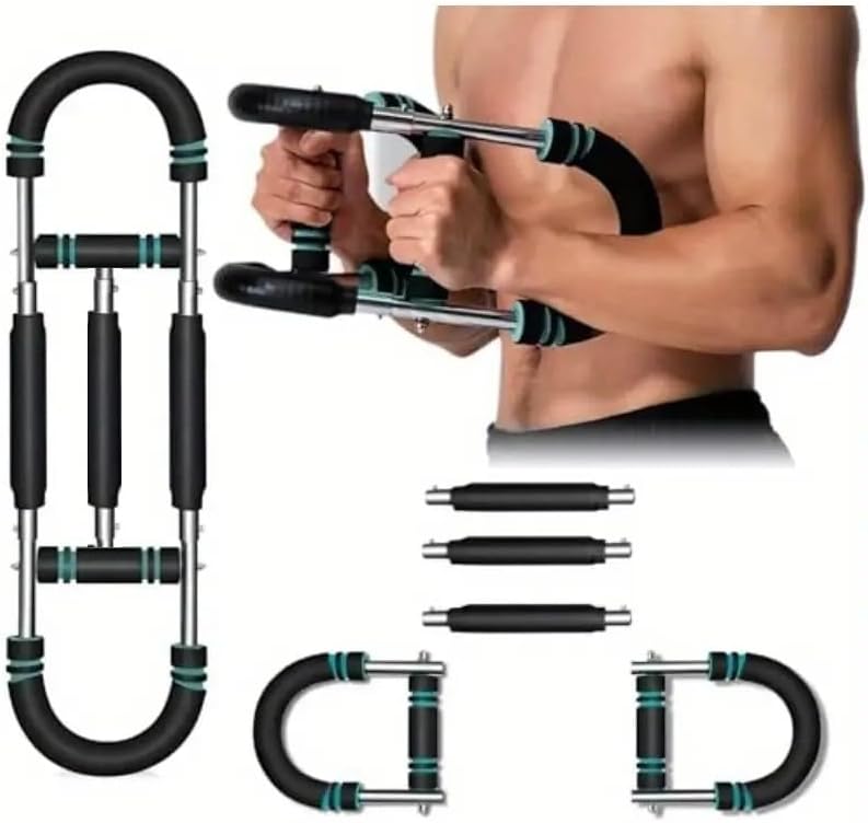 Arm Exerciser Machine – Adjustable Power Twister Bar for Men | Multi-Function Arm, Chest, Biceps & Abs Exercise Machine | Heavy-Duty Muscle Training Equipment for Home Gym Workout