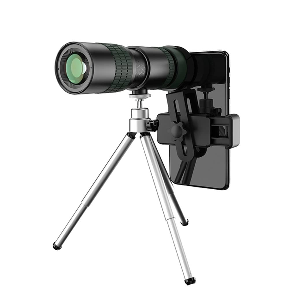 Monocular Compacto y Potente con súper Zoom, teleobjetivo para teléfono móvil, monóculo para Accesorios de Camping